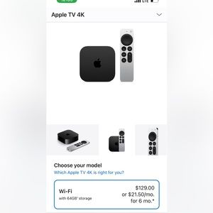 Apple TV 4K with Siri Remote